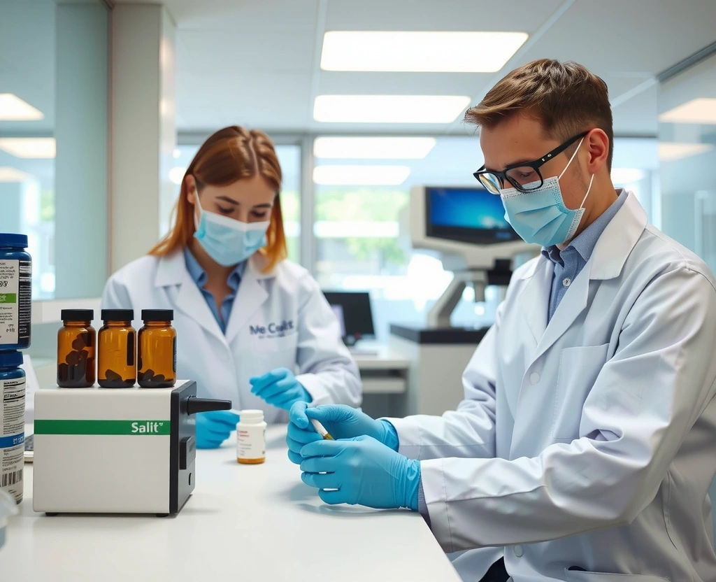 Modern laboratory testing facility showing quality control process