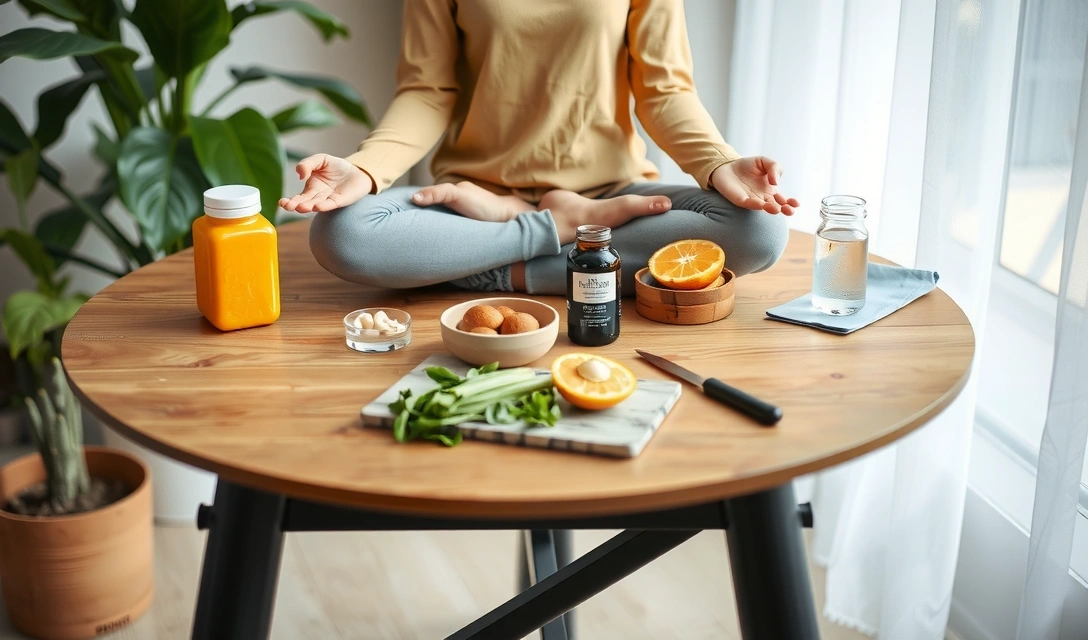 Building a natural wellness routine with meditation, exercise, and supplements